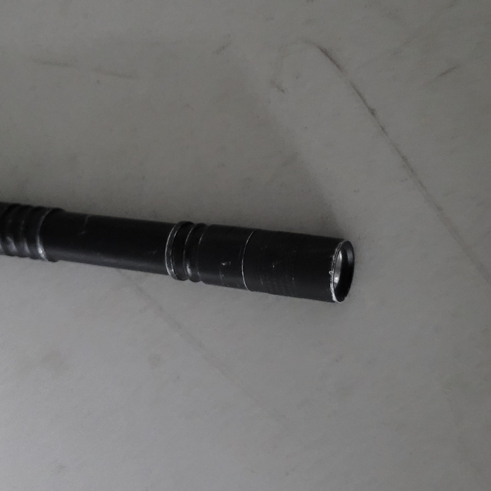 Sleek Black Metal Rod